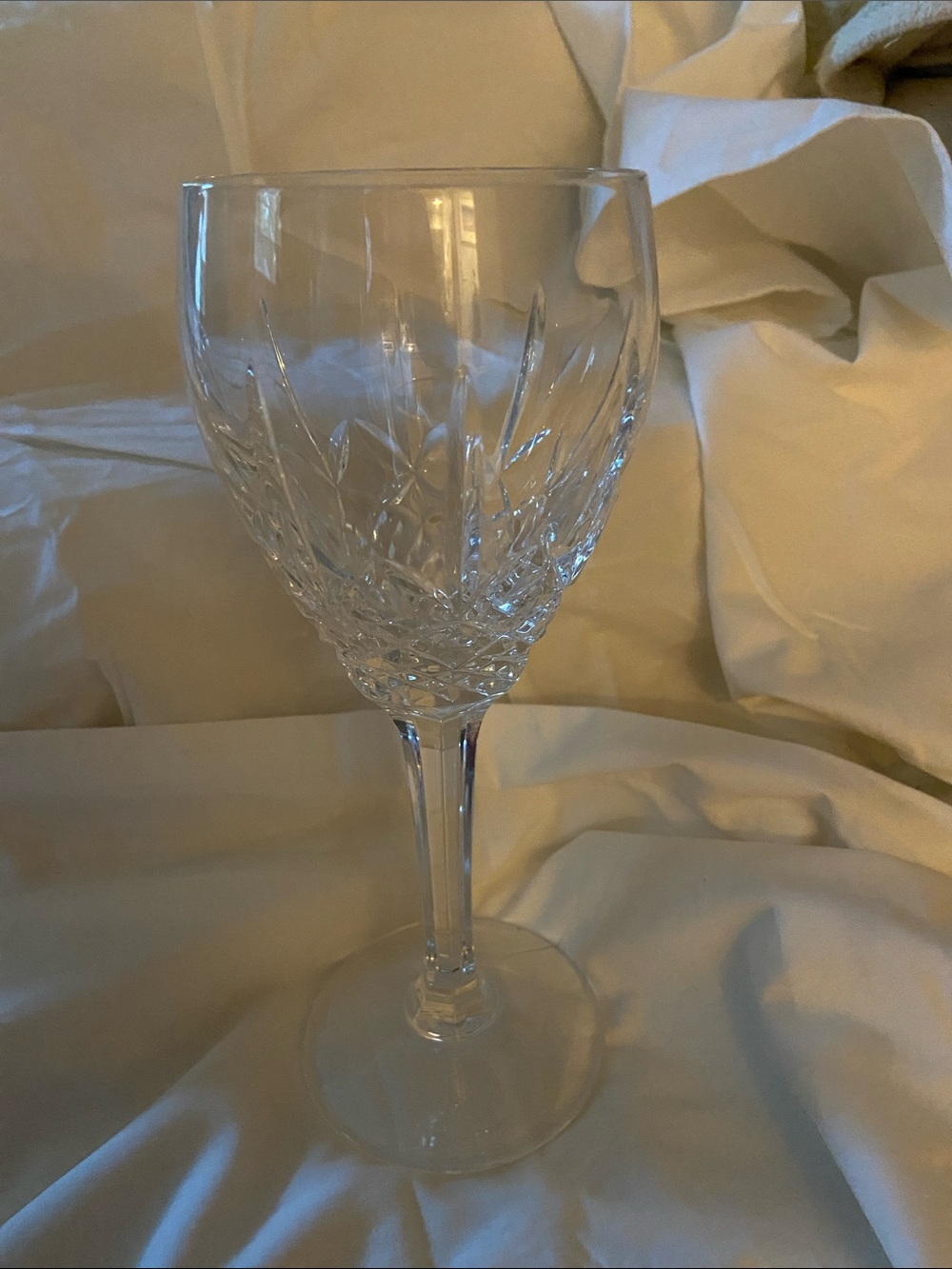 Waterford Marquis Laurent Crystal Clear Cut Wine and Water Goblets